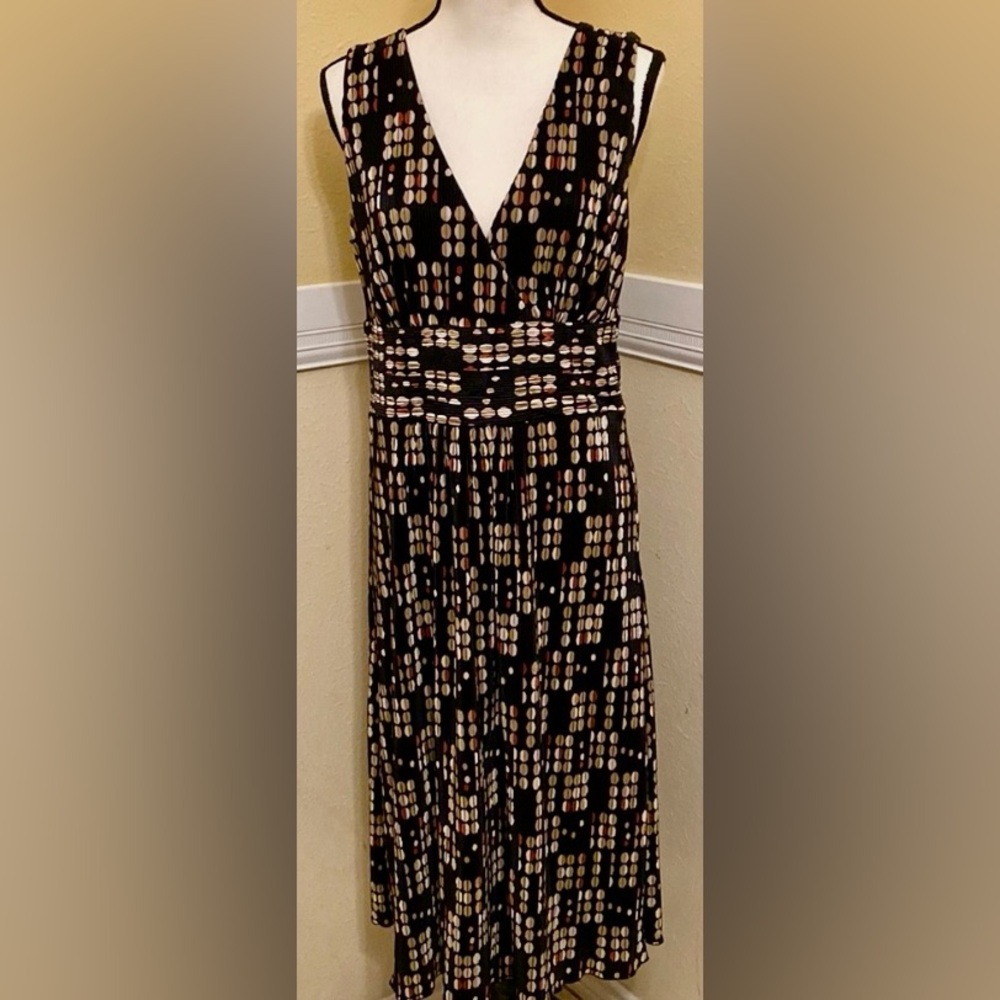 MESMERIZE Ladies Dress; LARGE; Beautiful Fall colors; NEW